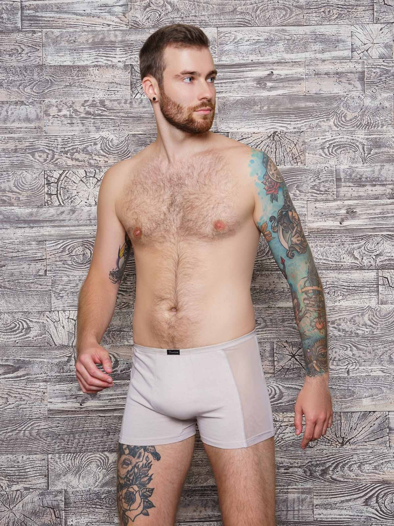 Трусы ISSA Plus модель GN5-102__lightgray Фото