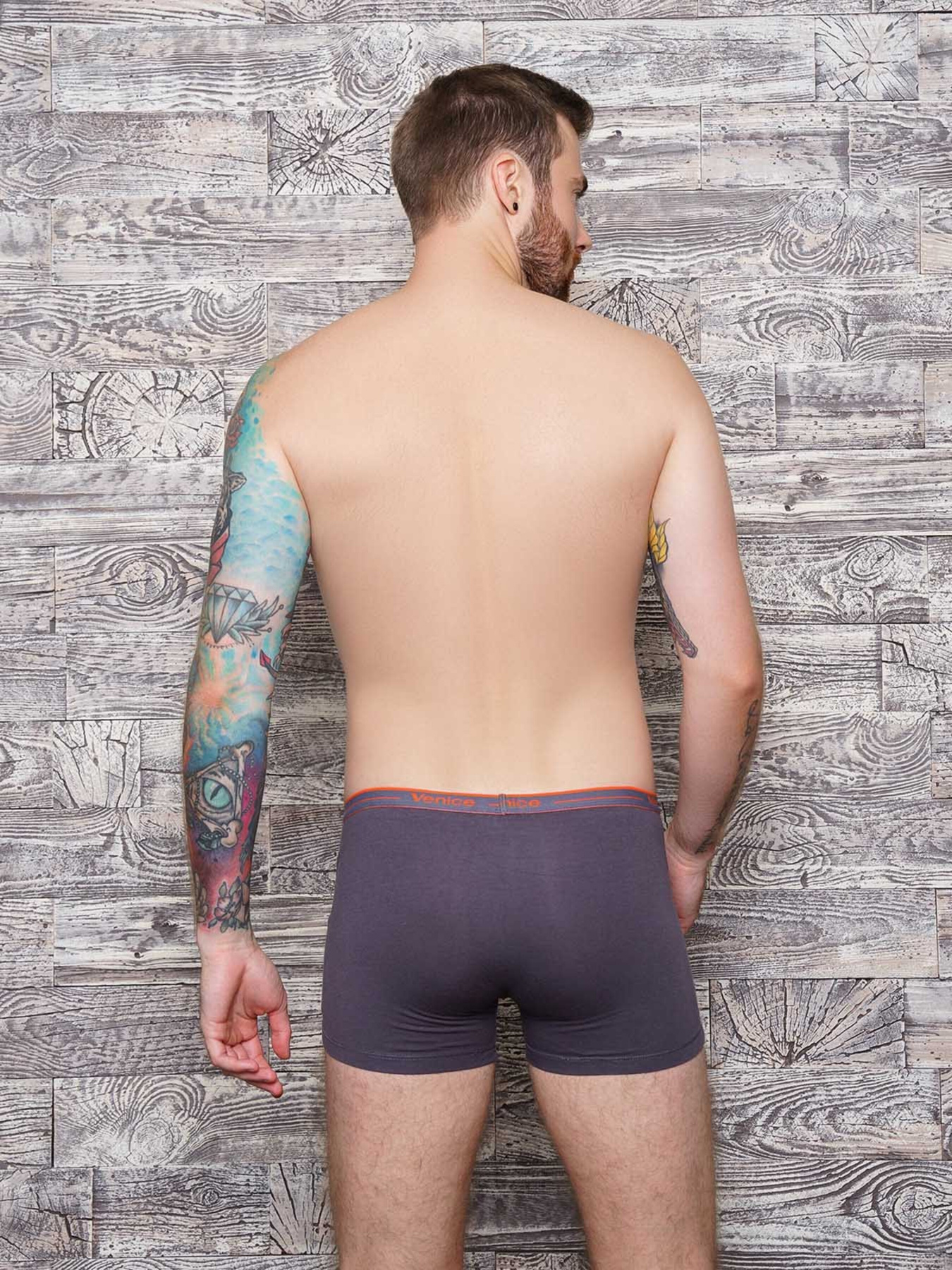 Трусы ISSA Plus модель GN5-103__darkgray Фото