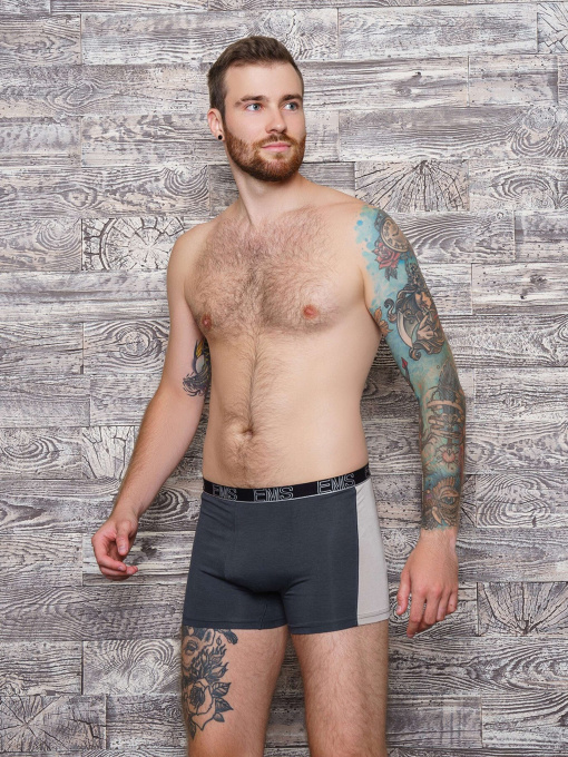 Трусы ISSA Plus модель GN5-107__darkgray Фото