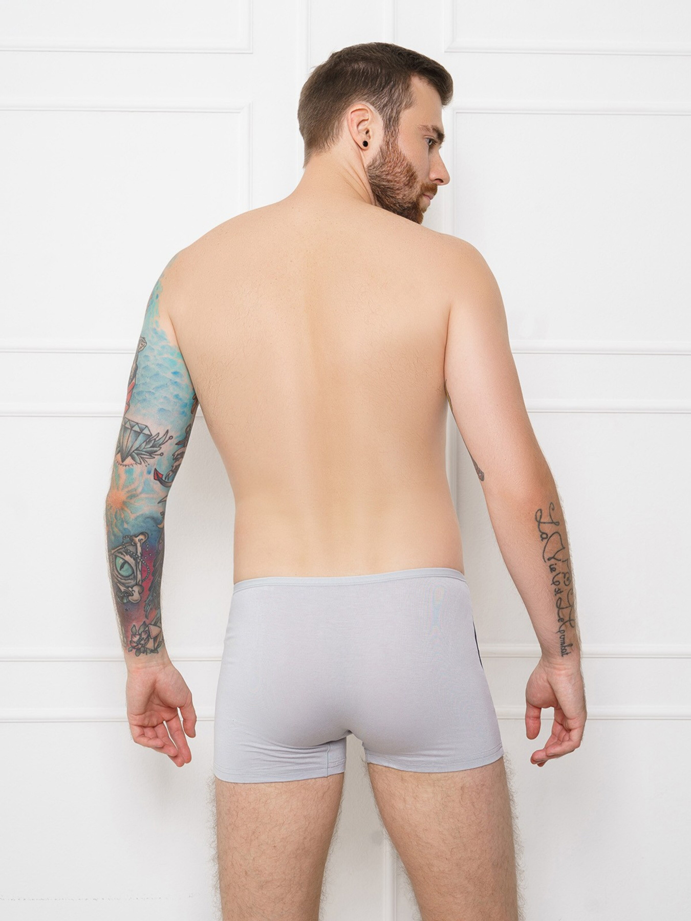 Трусы ISSA Plus модель GN5-108__grey Фото