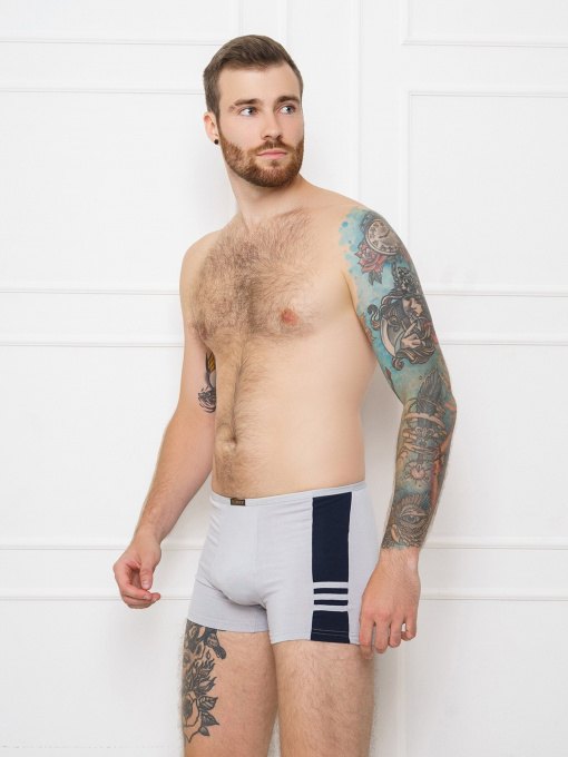 Трусы ISSA Plus модель GN5-108__grey Фото