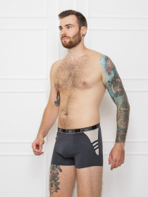 Трусы ISSA Plus модель GN5-109__darkgray Фото