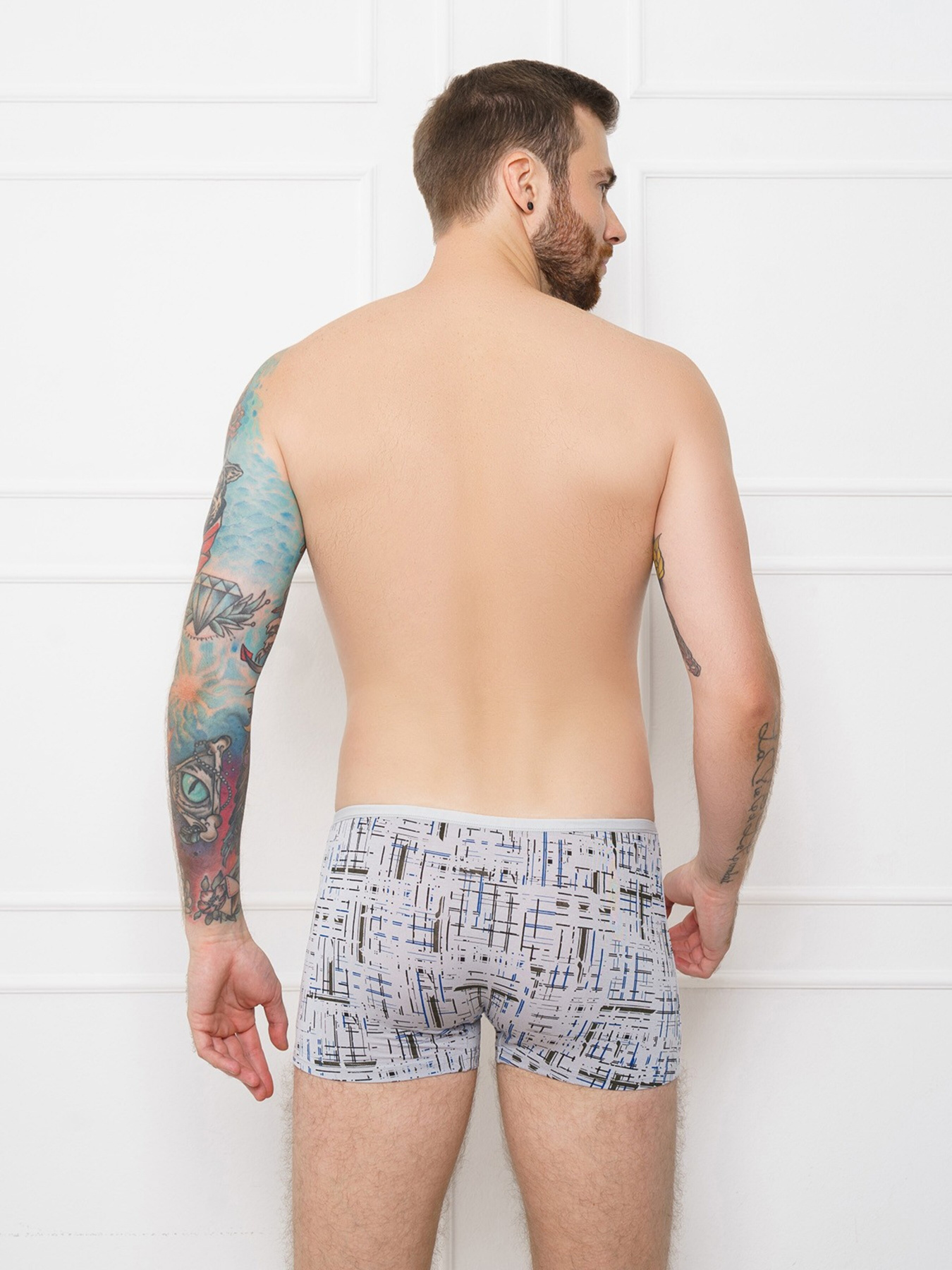 Трусы ISSA Plus модель GN5-111__grey Фото