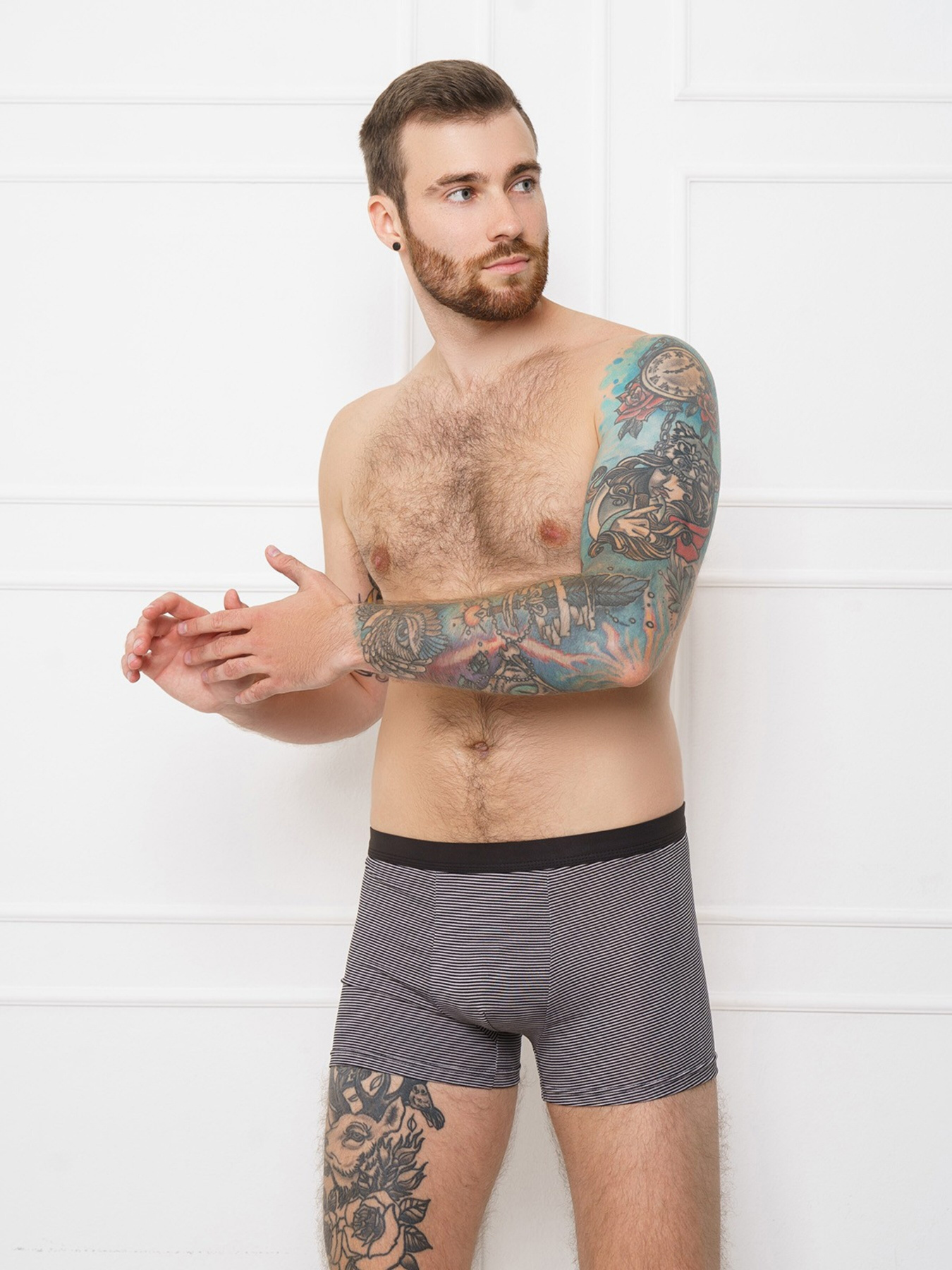 Трусы ISSA Plus модель GN5-115__grey Фото