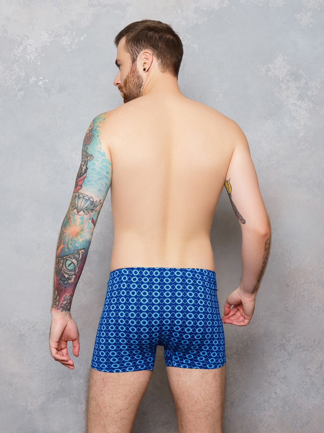 Труси ISSA Plus модель GN5-118__blue Фото