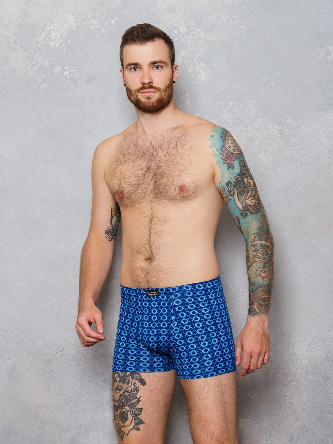 Труси ISSA Plus модель GN5-118__blue Фото