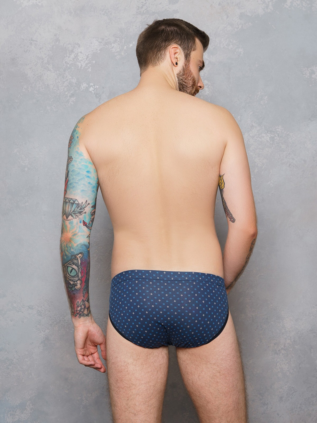 Труси ISSA Plus модель GN5-119__blue Фото