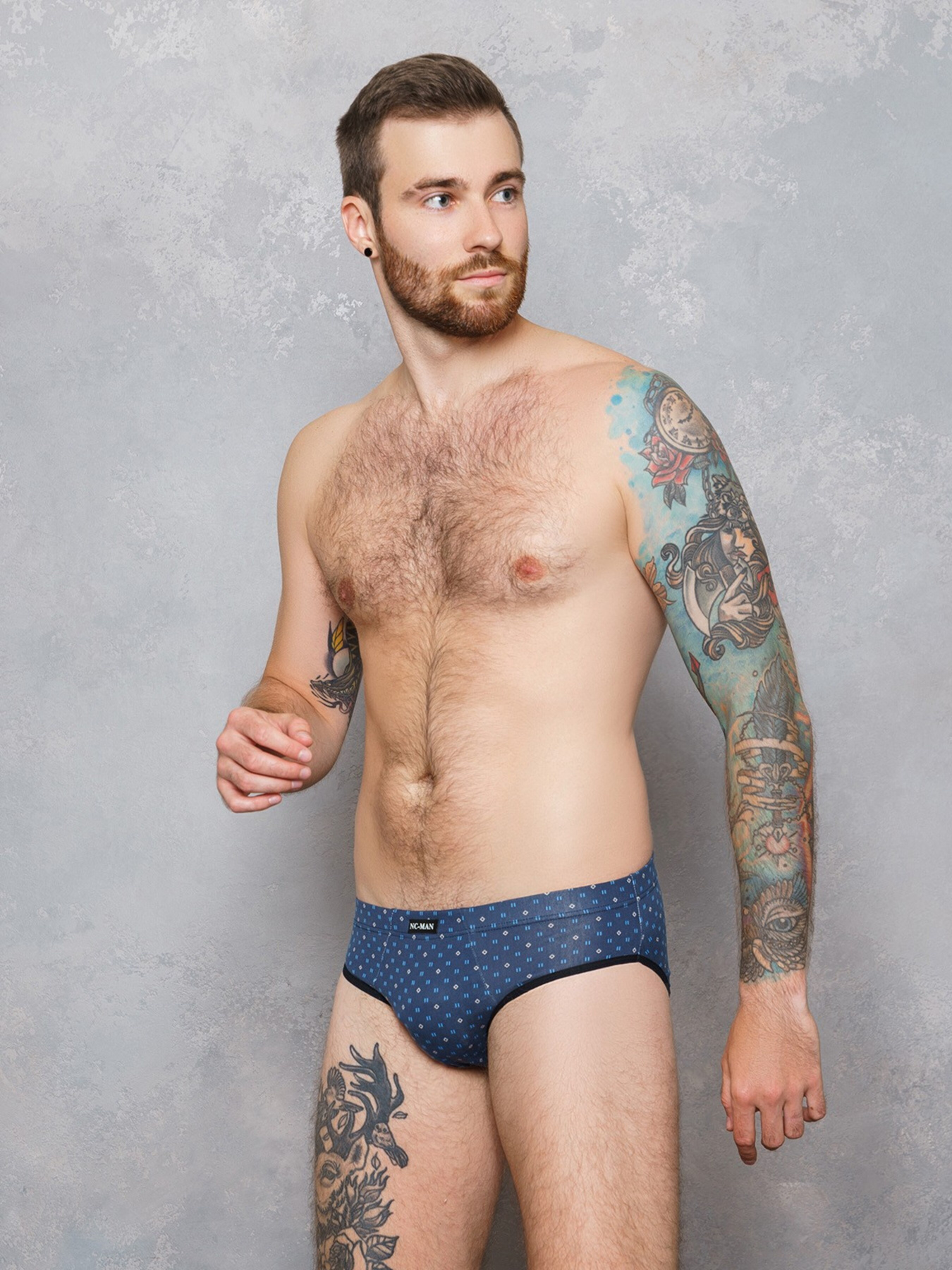 Труси ISSA Plus модель GN5-119__blue Фото