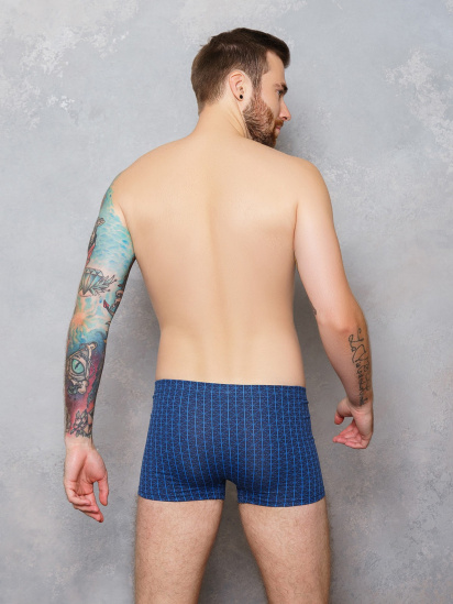 Труси ISSA Plus модель GN5-121__blue — фото - INTERTOP