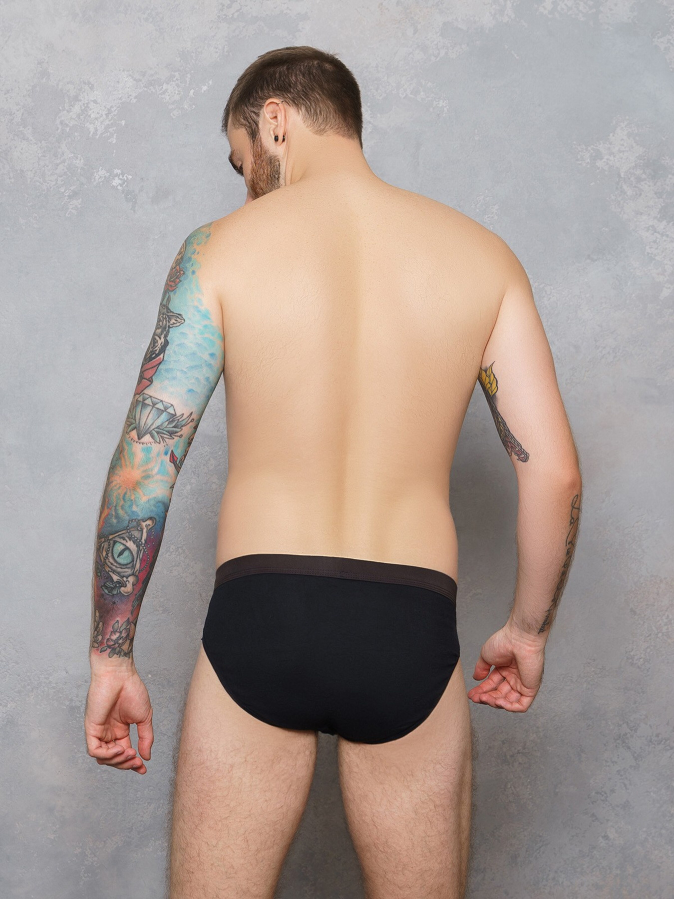 Трусы ISSA Plus модель GN5-124__black Трусы ISSA Plus модель GN5-124__black Фото