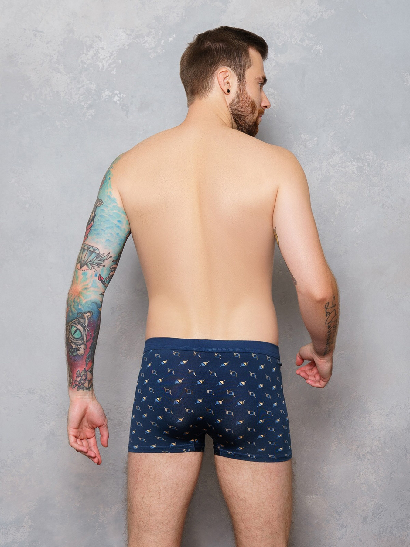 Трусы ISSA Plus модель GN5-126__darkgray Фото