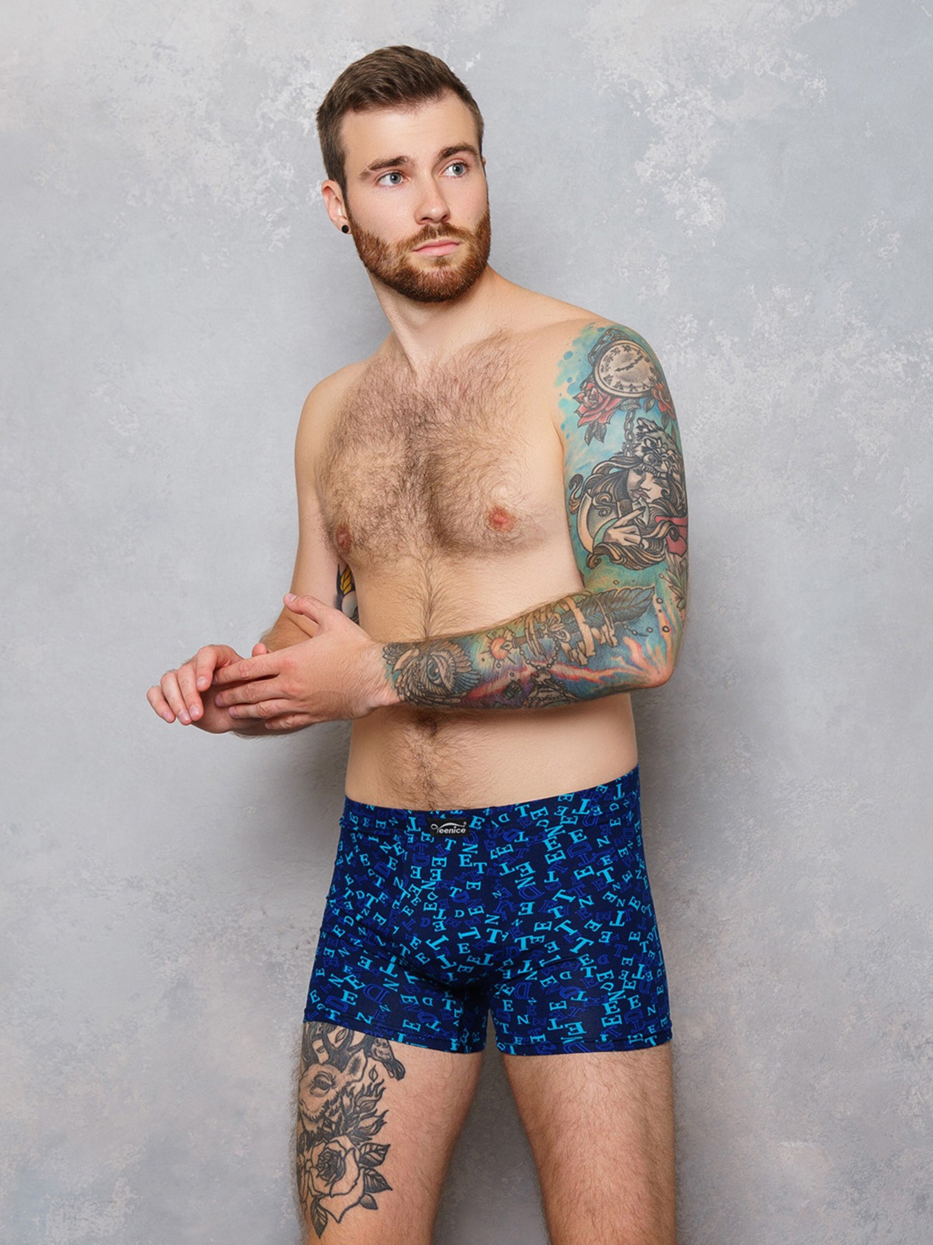 Трусы ISSA Plus модель GN5-127__blue Трусы ISSA Plus модель GN5-127__blue Фото