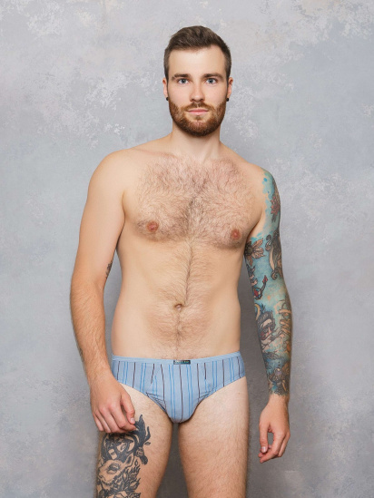 Труси ISSA Plus модель GN5-128__blue — фото - INTERTOP