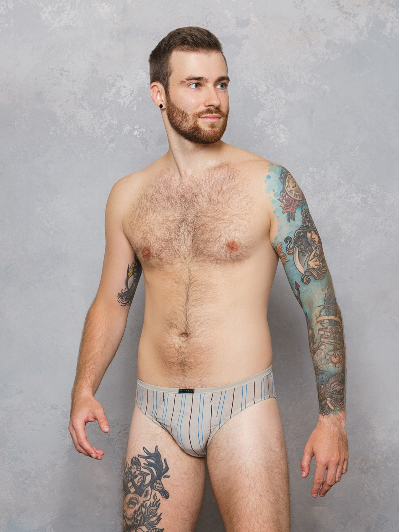 Трусы ISSA Plus модель GN5-128__grey Фото