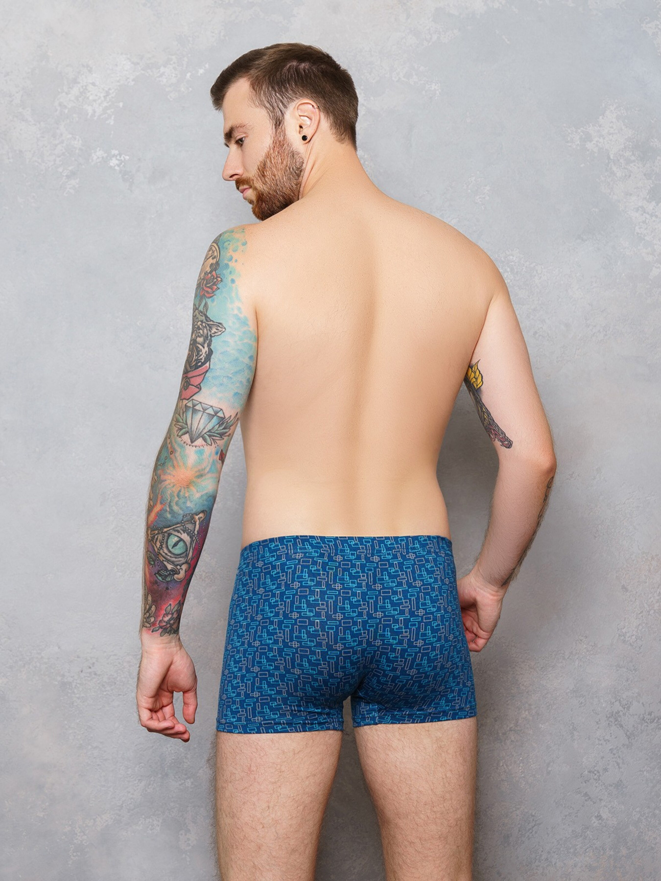 Трусы ISSA Plus модель GN5-129__blue Фото