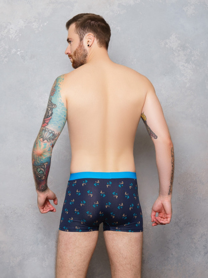 Труси ISSA Plus модель GN5-132__blue — фото - INTERTOP