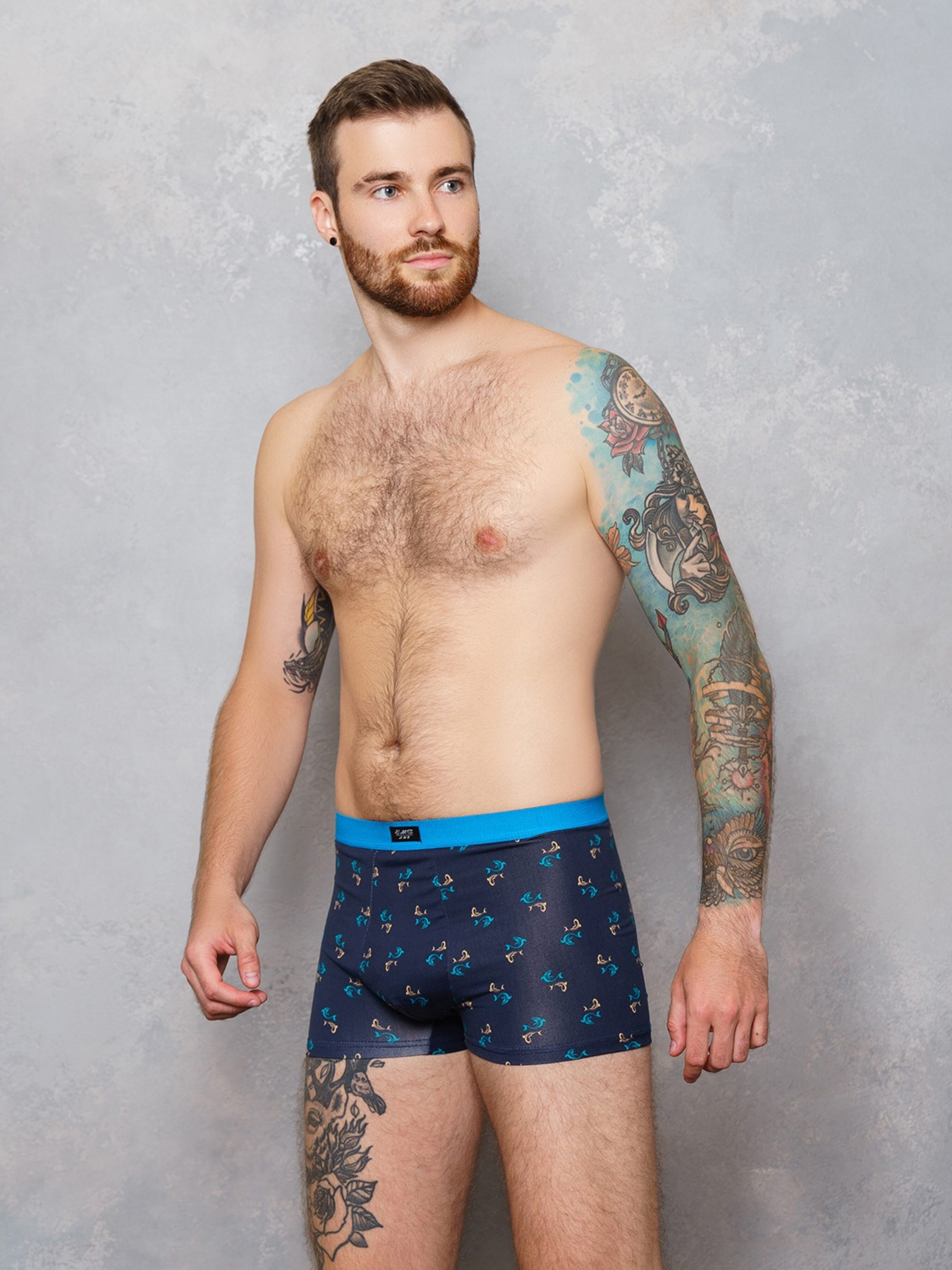 Трусы ISSA Plus модель GN5-132__blue Трусы ISSA Plus модель GN5-132__blue Фото