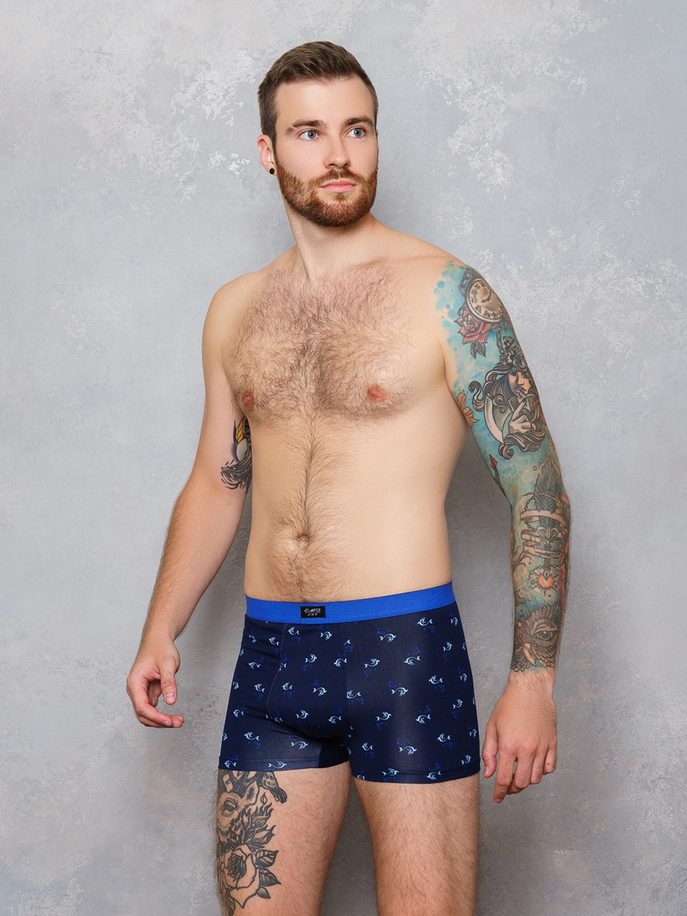 Труси ISSA Plus модель GN5-132__darkblue Фото