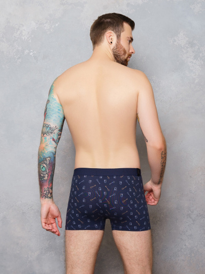 Труси ISSA Plus модель GN5-135__blue — фото - INTERTOP