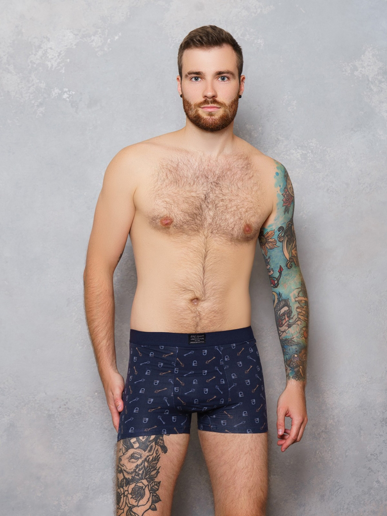 Трусы ISSA Plus модель GN5-135__blue Фото