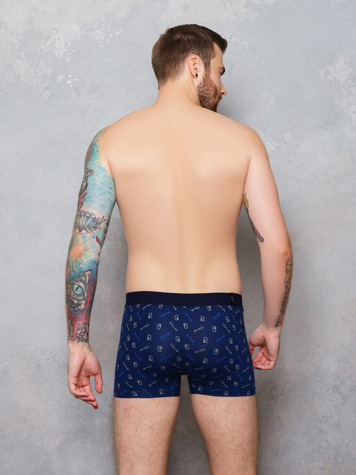 Трусы ISSA Plus модель GN5-135__darkblue Фото