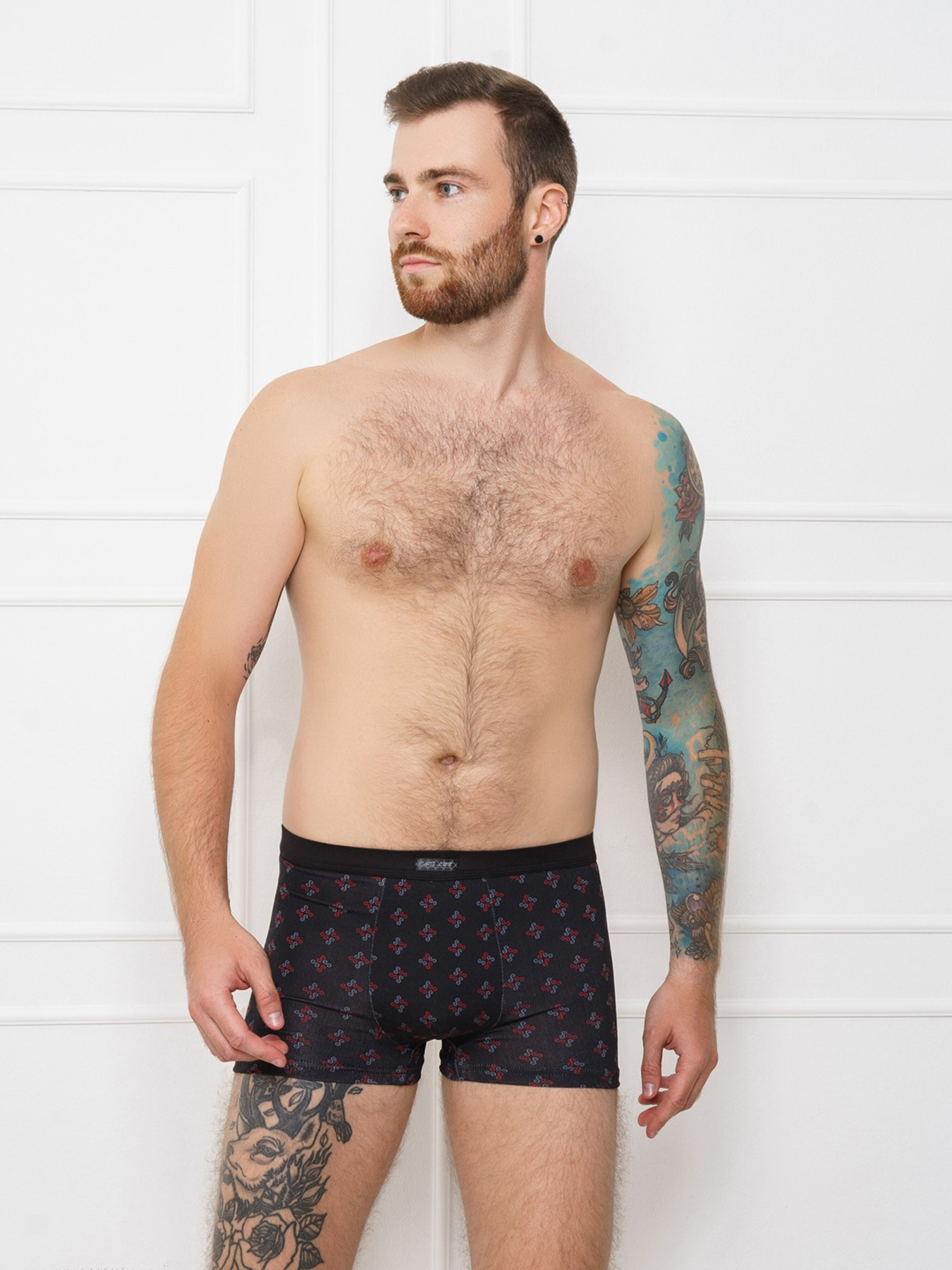 Трусы ISSA Plus модель GN5-136__black Фото