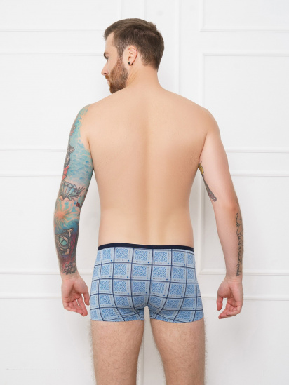 Труси ISSA Plus модель GN5-138__blue — фото - INTERTOP