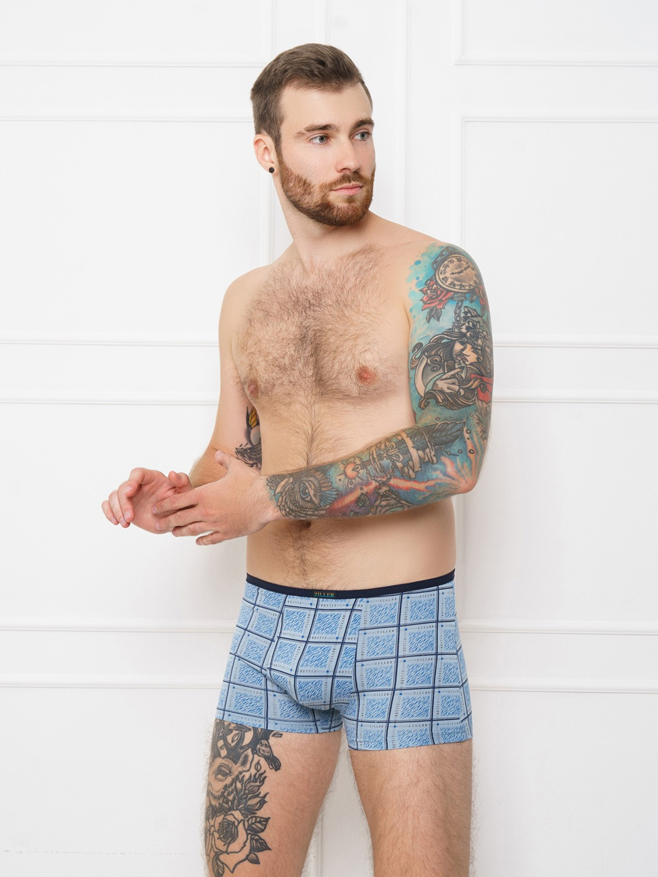 Трусы ISSA Plus модель GN5-138__blue Фото