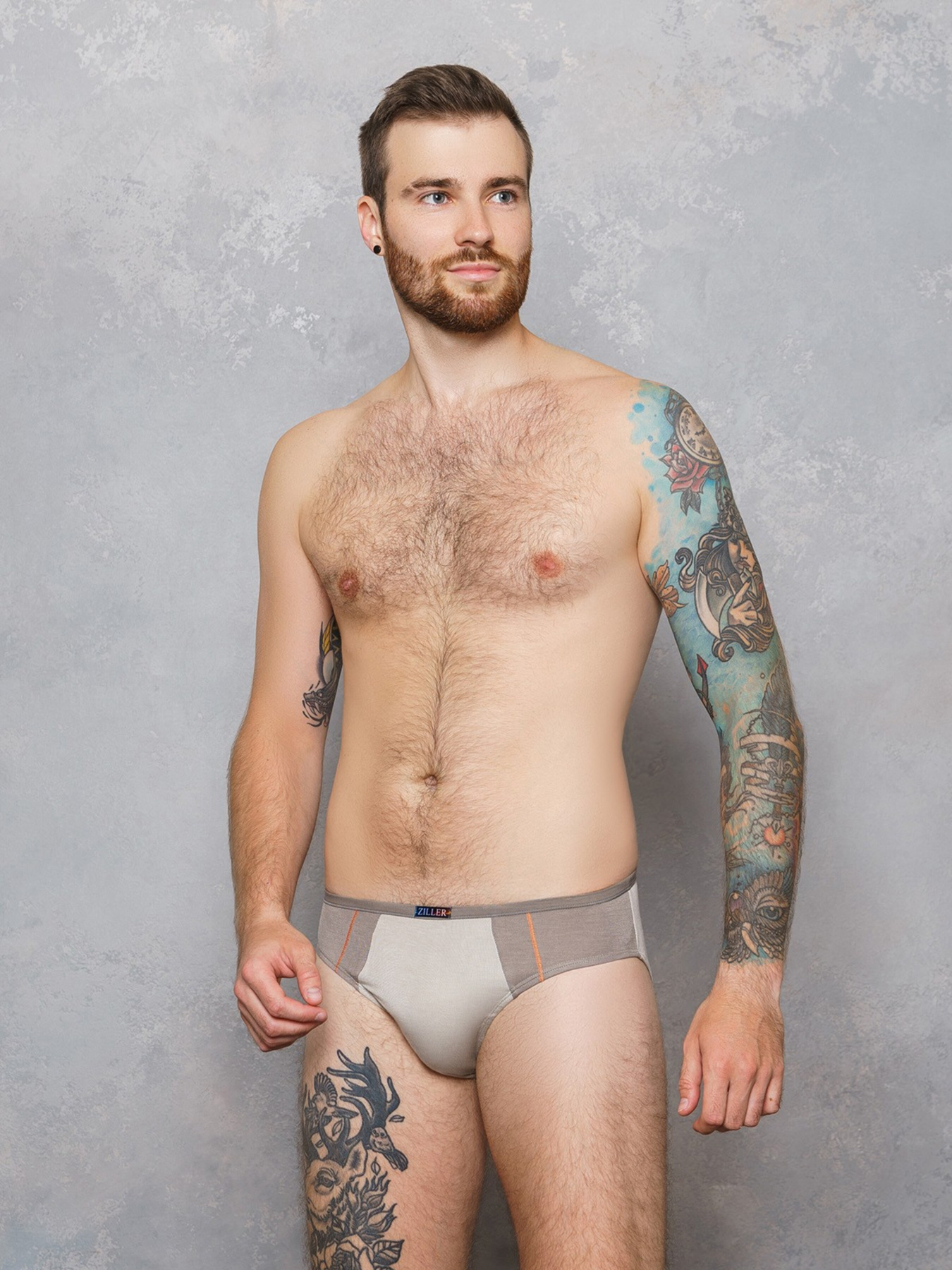 Трусы ISSA Plus модель GN5-139__beige Фото