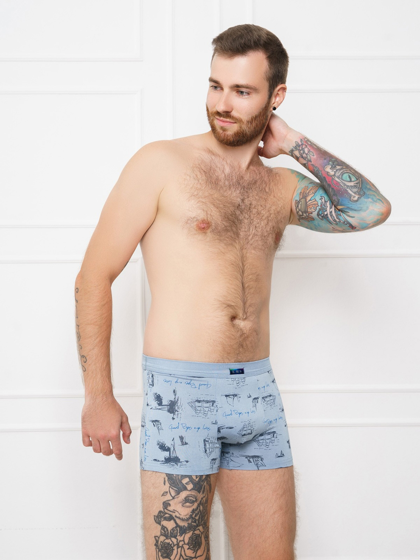 Труси ISSA Plus модель GN5-143__blue Фото