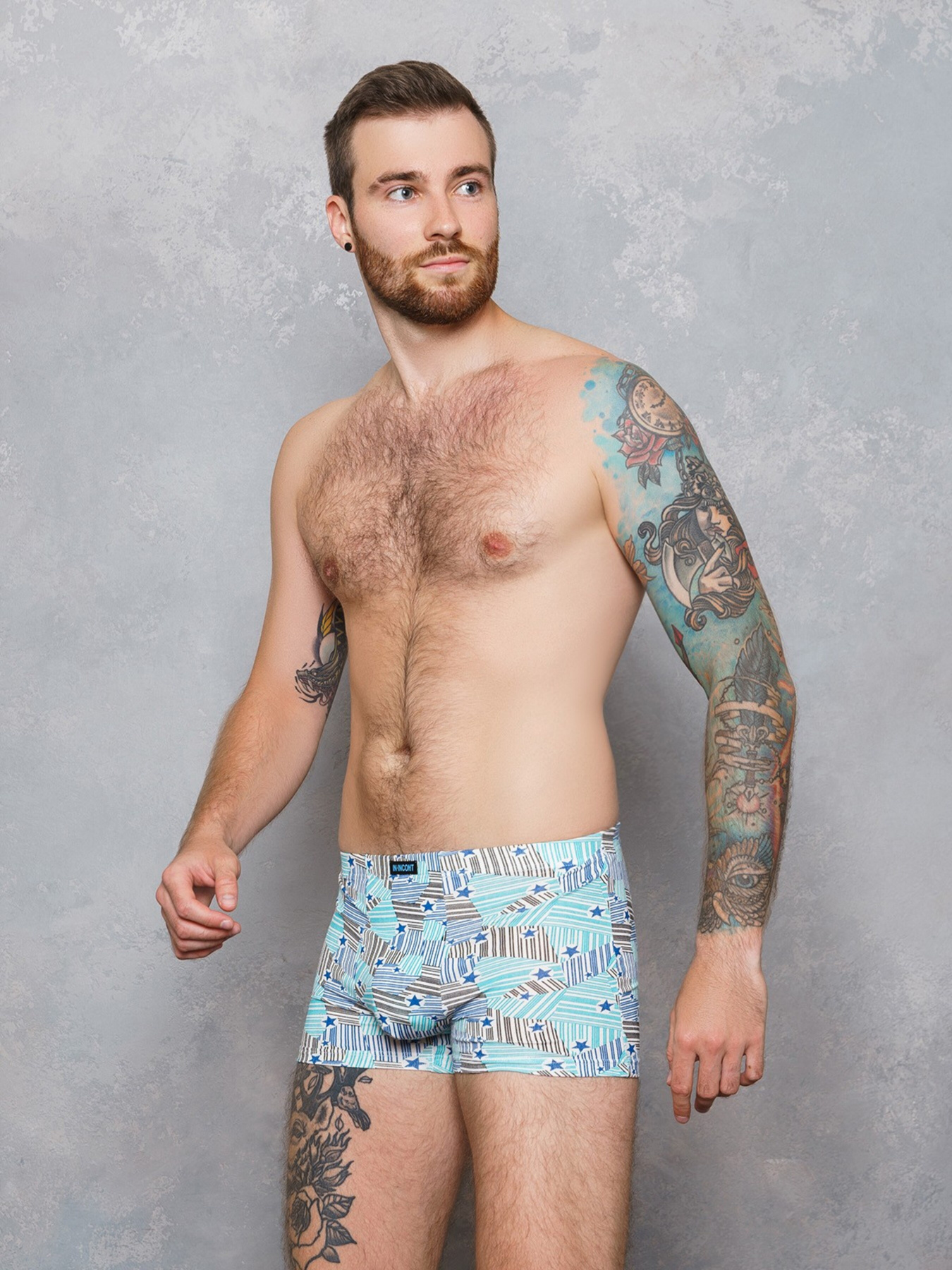 Трусы ISSA Plus модель GN5-147__blue Фото