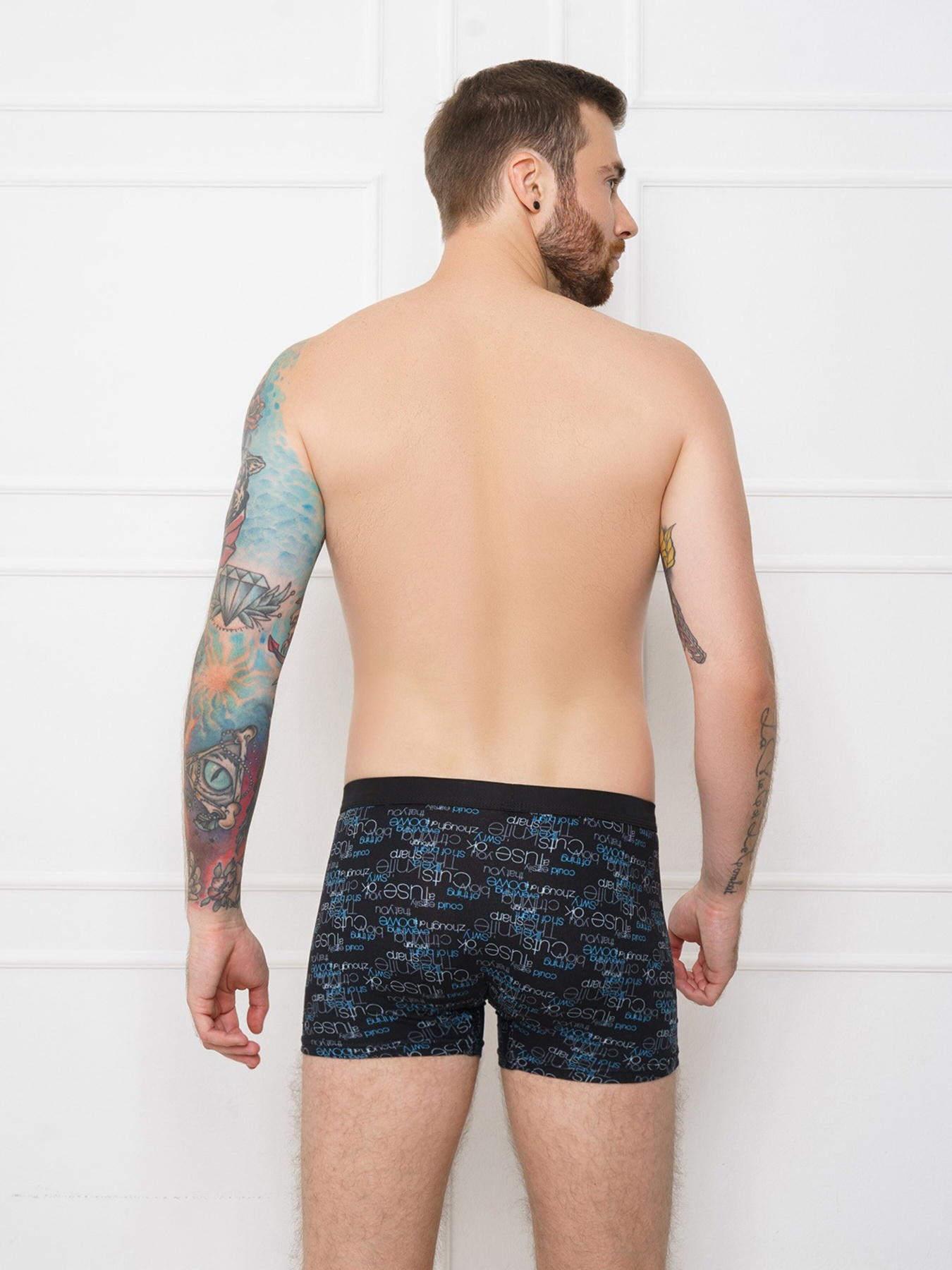 Трусы ISSA Plus модель GN5-148__black Фото