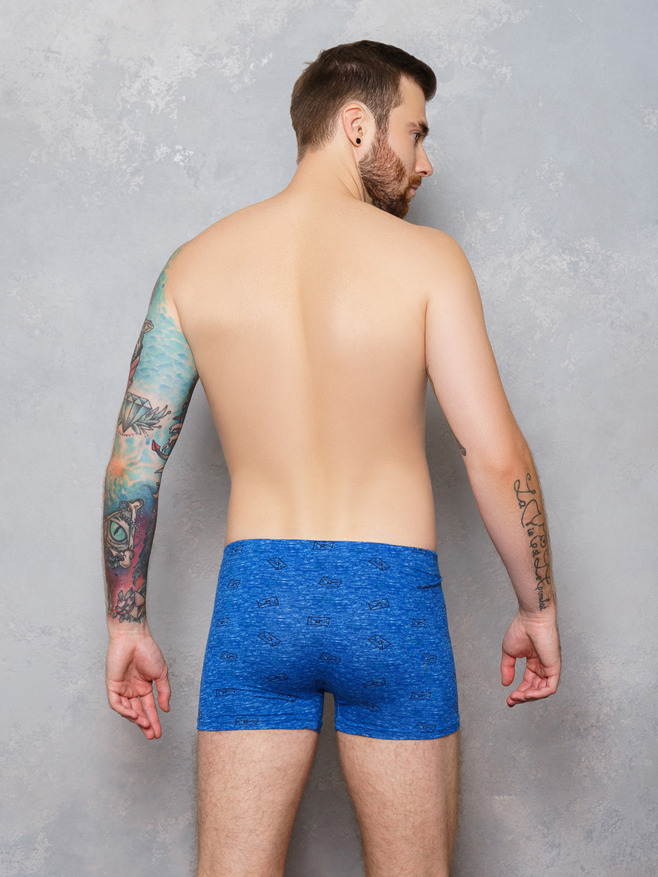 Трусы ISSA Plus модель GN5-157__blue Фото