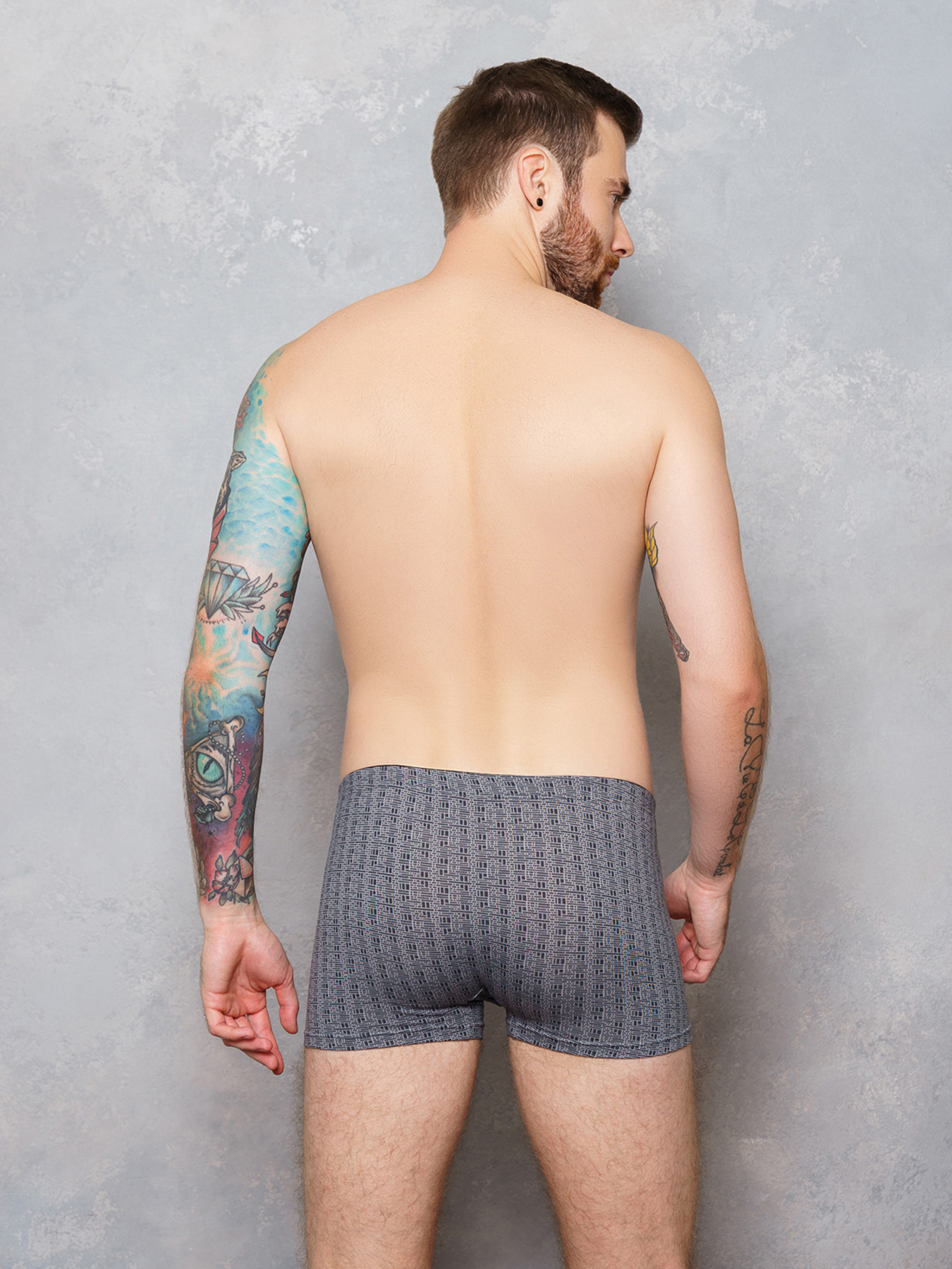 Трусы ISSA Plus модель GN5-158__grey Фото