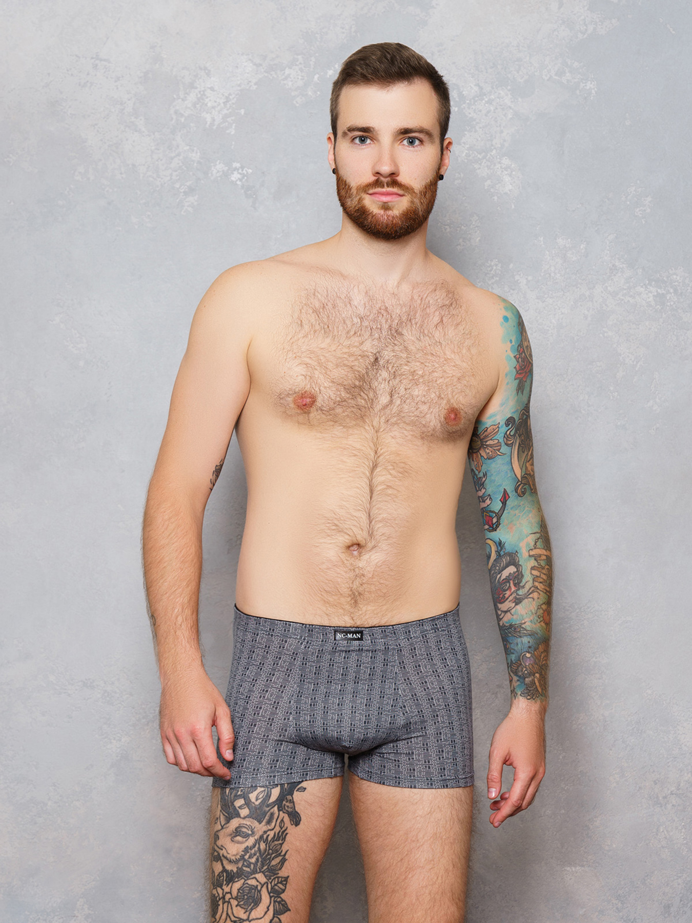 Трусы ISSA Plus модель GN5-158__grey Фото