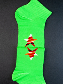 Носки и гольфы ISSA Plus модель GNS-107__lightgreen Фото