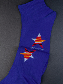 Шкарпетки та гольфи ISSA Plus модель GNS-107__blue Шкарпетки та гольфи ISSA Plus модель GNS-107__blue Фото