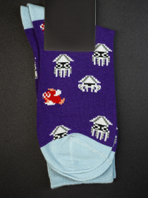 Носки и гольфы ISSA Plus модель GNS-109__purple Носки и гольфы ISSA Plus модель GNS-109__purple Фото