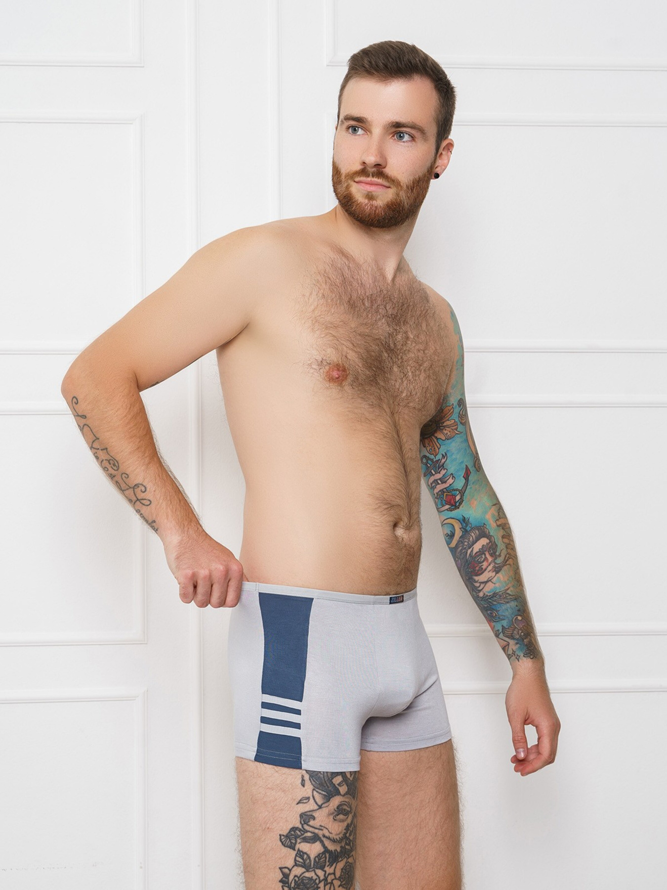 Трусы ISSA Plus модель GN5-106_.grey Фото