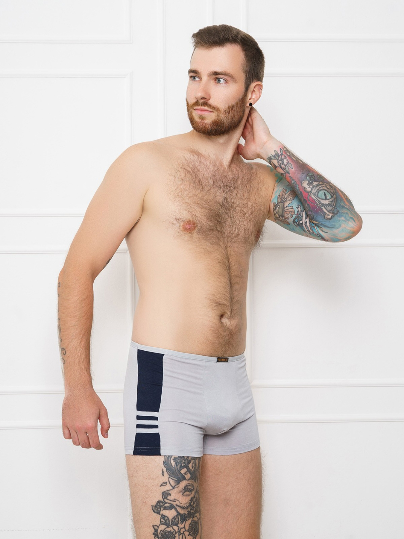 Трусы ISSA Plus модель GN5-108_.grey Фото