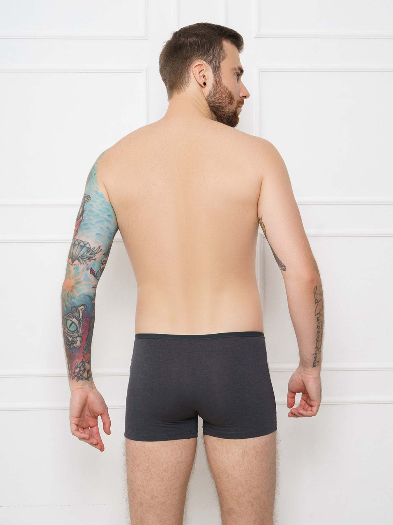 Трусы ISSA Plus модель GN5-108_.darkgray Фото