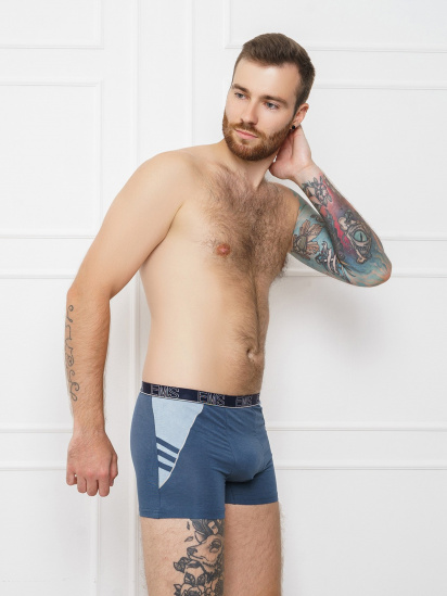 Труси ISSA Plus модель GN5-109_.blue — фото - INTERTOP