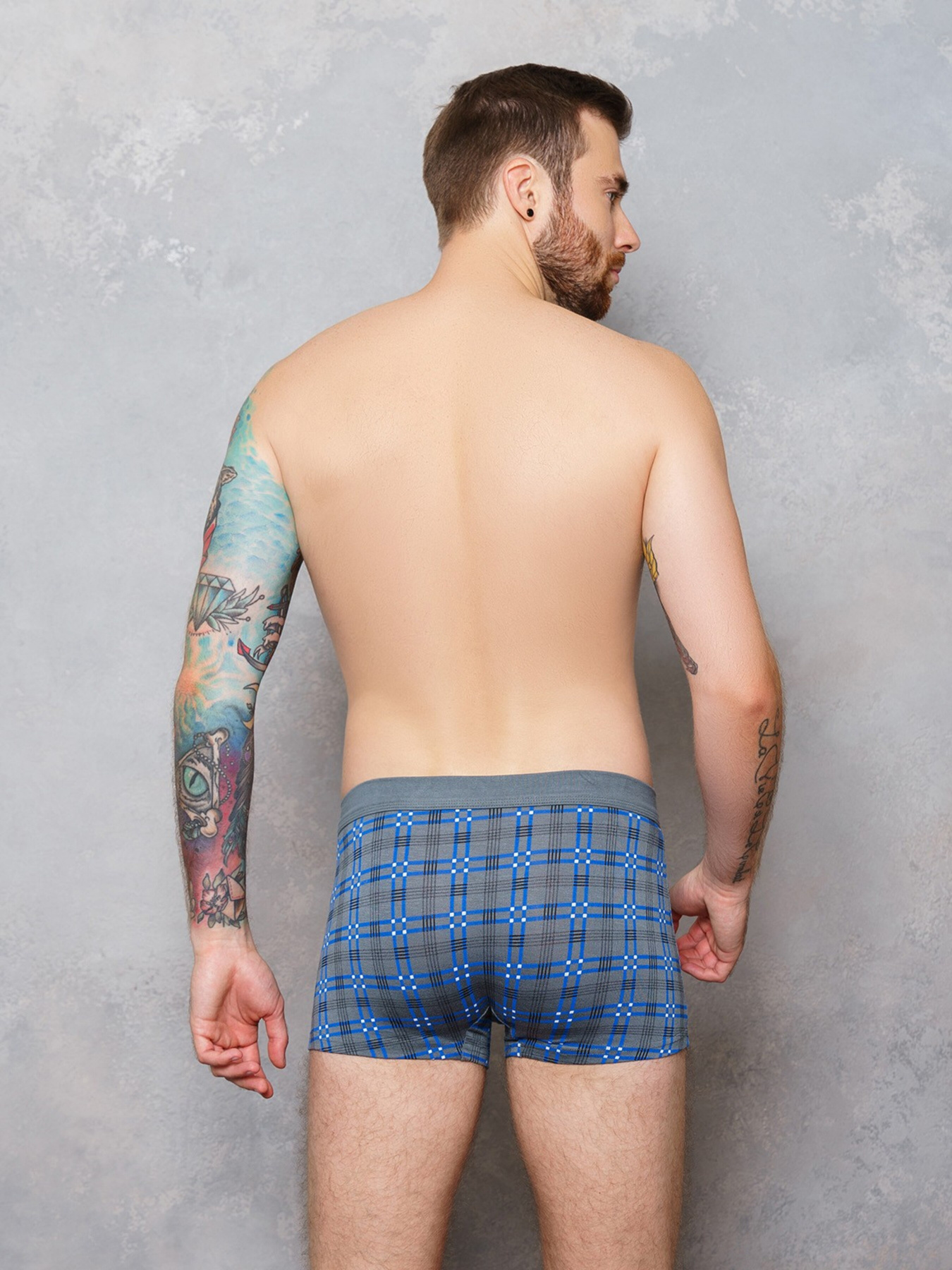 Трусы ISSA Plus модель GN5-113_.grey Фото