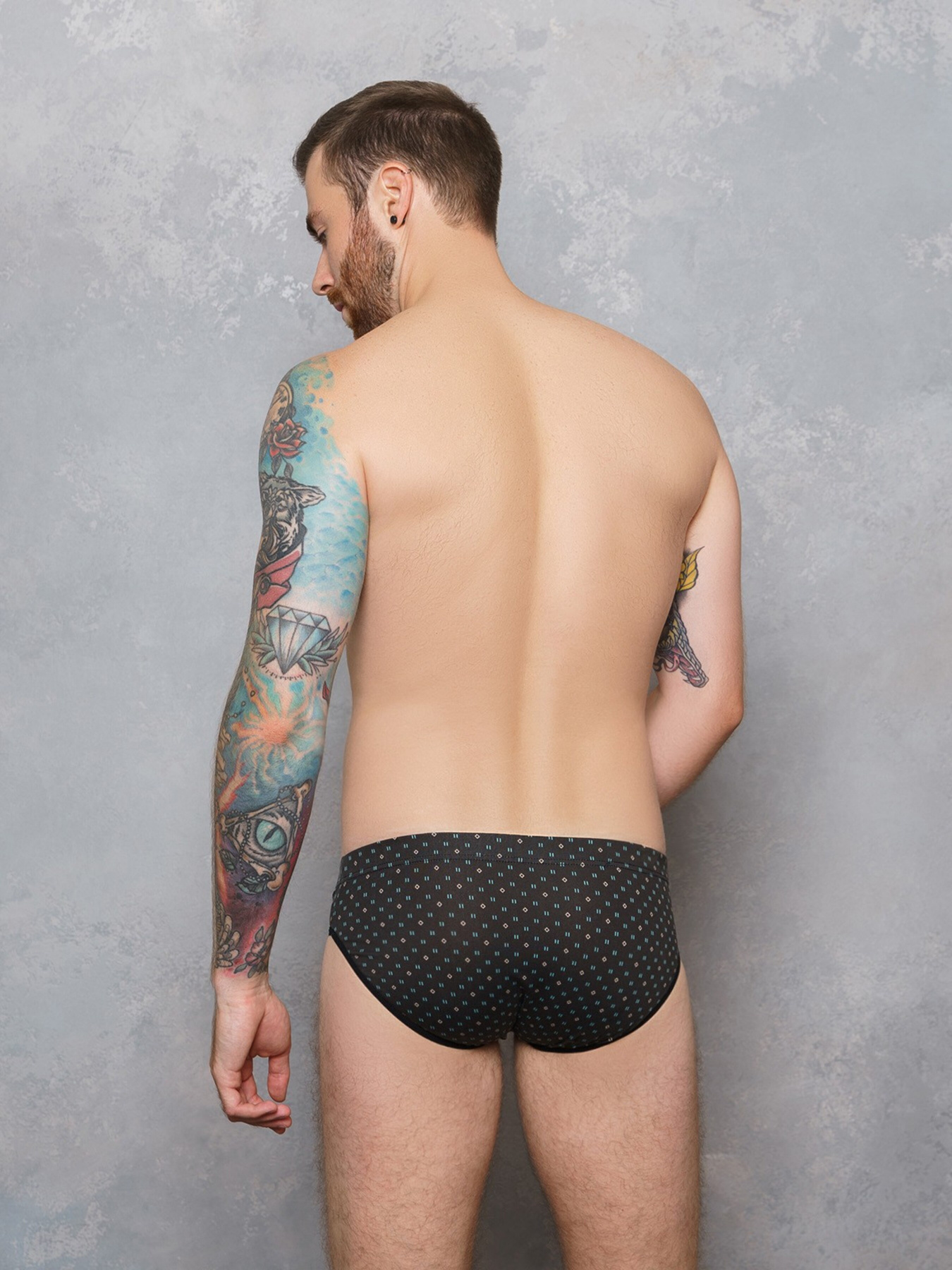 Трусы ISSA Plus модель GN5-119_.black Фото