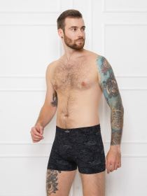 Трусы ISSA Plus модель GN5-122_.blackgrey Фото