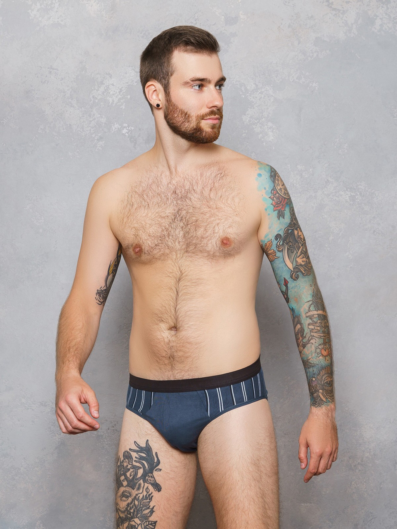 Трусы ISSA Plus модель GN5-124_.darkgray Фото