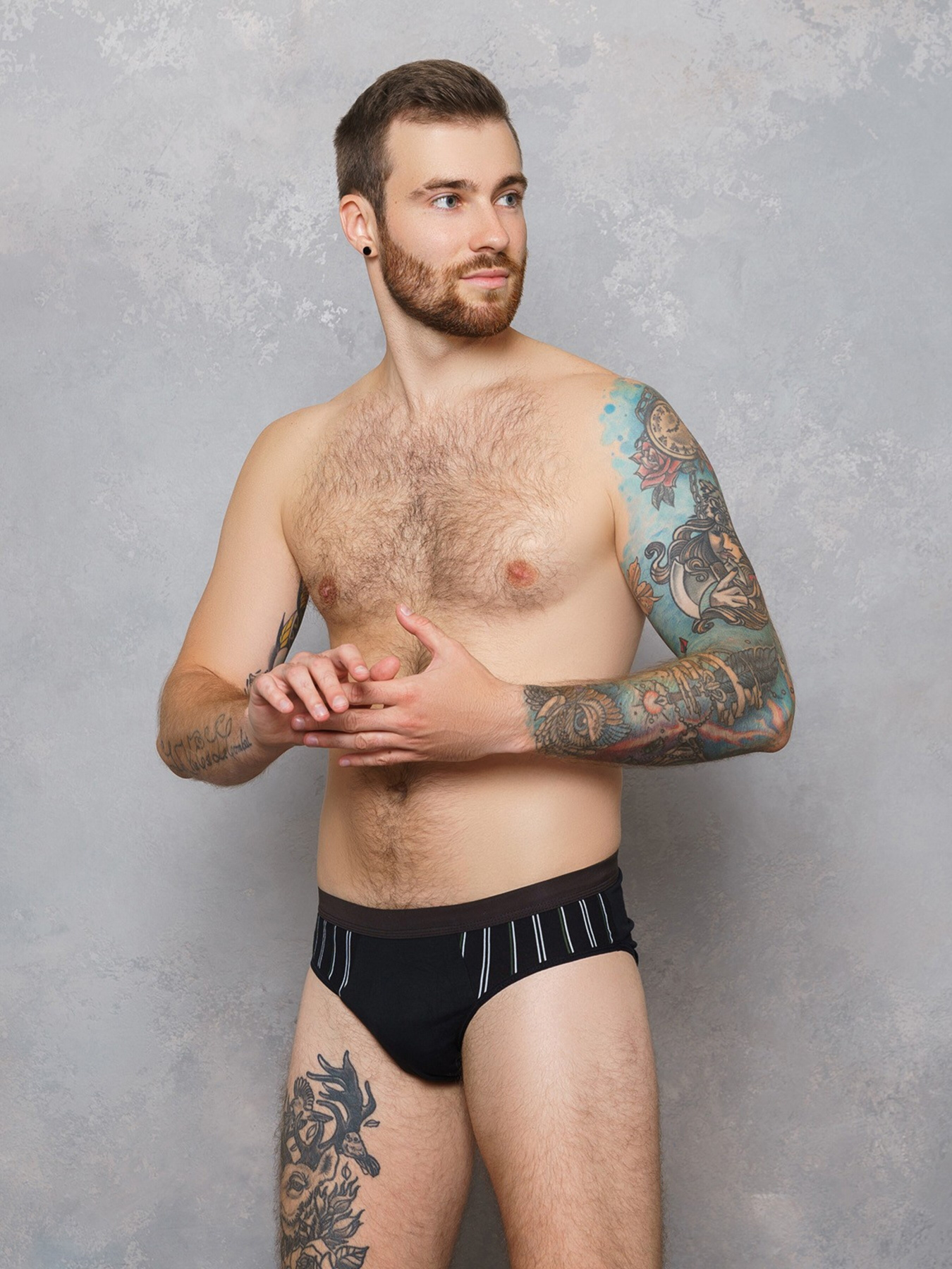 Трусы ISSA Plus модель GN5-124_.black Фото