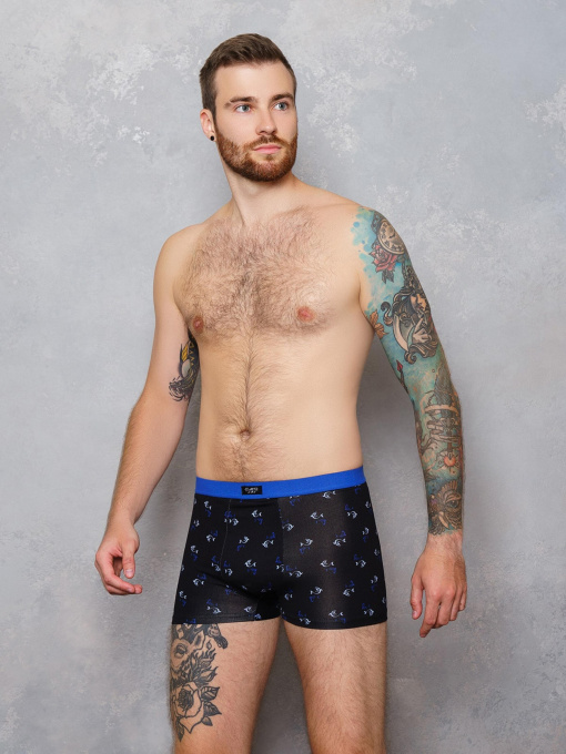 Труси ISSA Plus модель GN5-132_.blackblue Фото