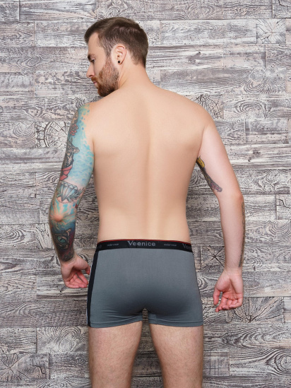 Труси ISSA Plus модель GN5-133_.greyblack — фото - INTERTOP