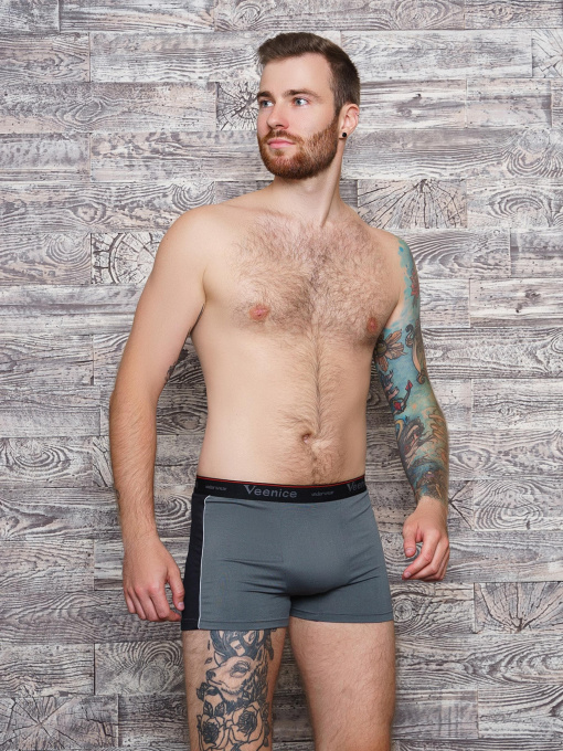 Трусы ISSA Plus модель GN5-133_.greyblack Фото